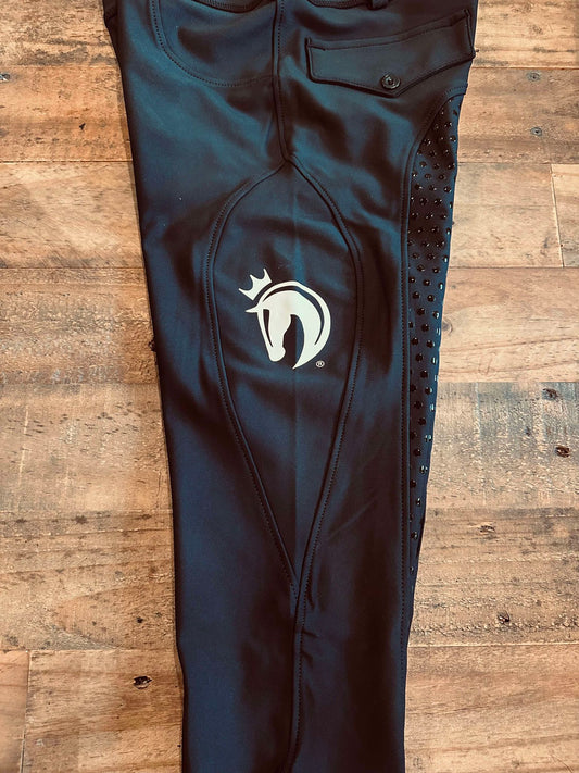 Retired Racehorse Project Pull On Breeches in Black